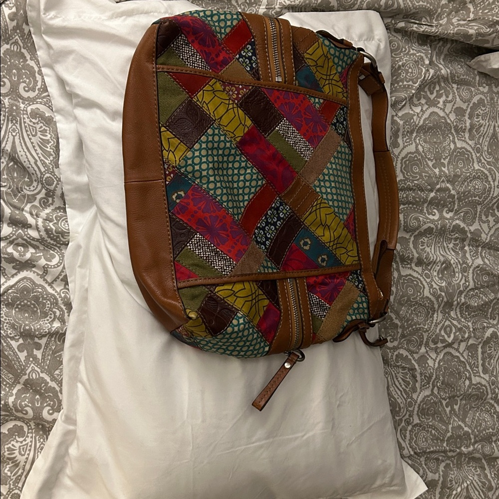 Fossil Multicolor Patchwork Shoulder Bag - Picture 2 of 2